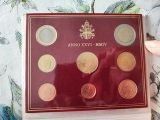 Set monete Vaticano 2004 Giovanni Paolo II