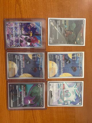 6 cartas coreanas Full Art Pokémon TCG – Última ex