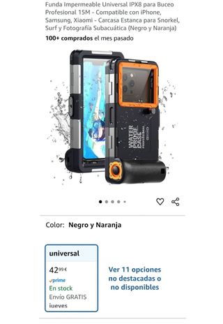 Funda sumergible impermeable SHELLBOX 15m