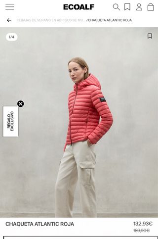 Chaqueta ECOALF rosa talla S