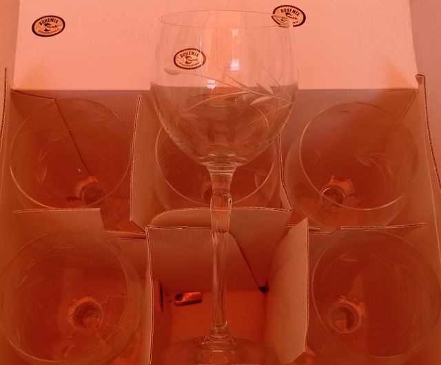 Copas de cristal 6 de 240 ml