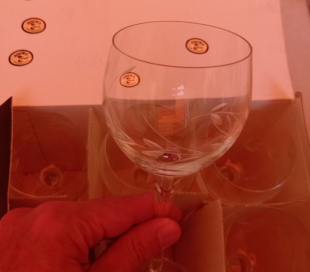 Copas de cristal 6 de 240 ml