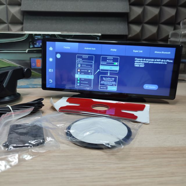 Pantalla táctil 9" Android Auto CarPlay