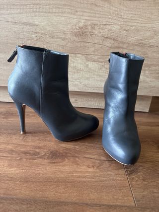 Bontines piel gris -talla 37-38