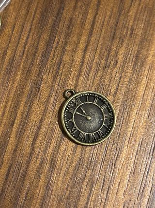 Charms reloj bronce antiguo