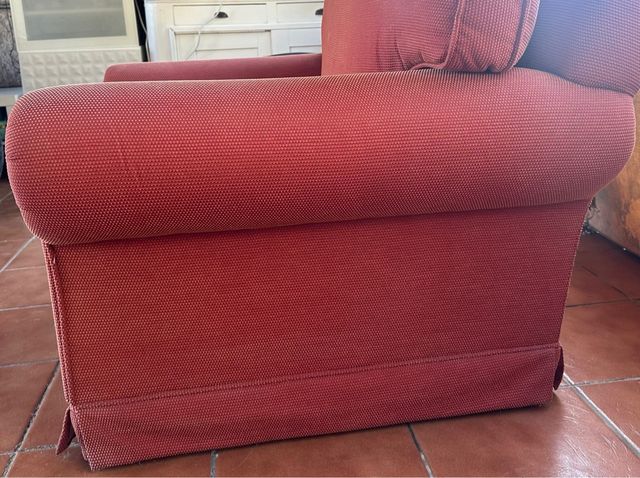 Sillón rojo - Tela