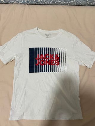 Camiseta Jack & Jones blanca - Talla S
