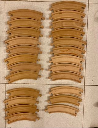 Tren madera niños - Pistas