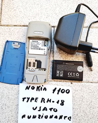 Nokia 1100 RH-18 Vintage - Azzurro