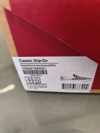 VANS Slip-On - Clasicas黑白