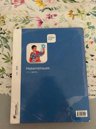 MATEMÀTIQUES SÈRIE RESOL 1 ESO SABER FER