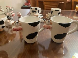 Juego café vaca - 10 piezas