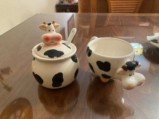 Juego café vaca - 10 piezas