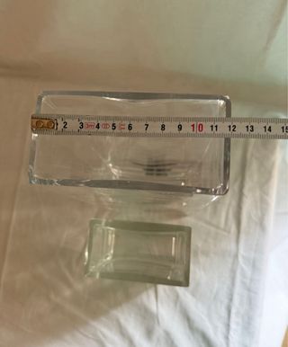 Jarrones cristal transparentes - 2uds