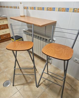 2 Sillas plegables cocina