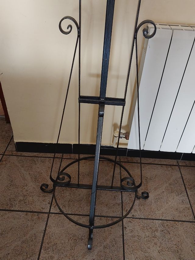 Perchero forja negro - elegante