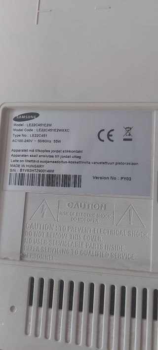 Monitor Samsung blanco