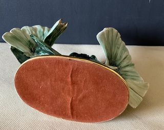Piccioni porcellana verdi-oro