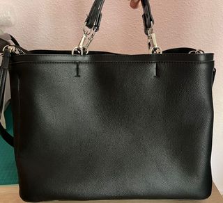 Bolso negro piel - elegante