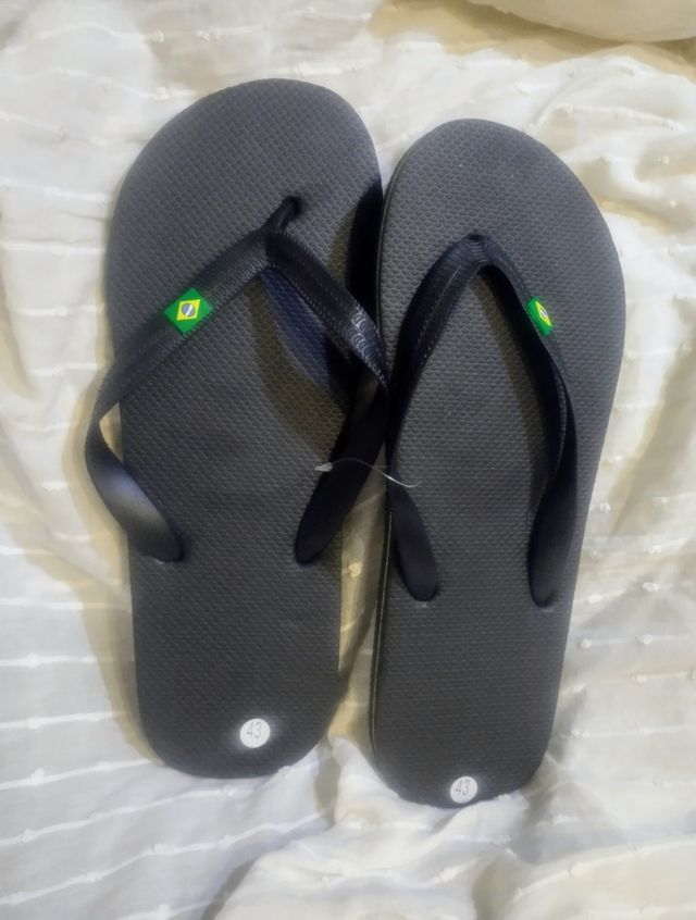 Chanclas Brasil 43 - Negras