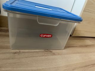 Caja Curver ordenación - azul transparente