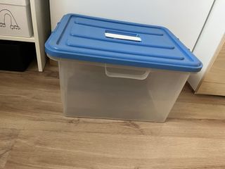 Caja Curver ordenación - azul transparente