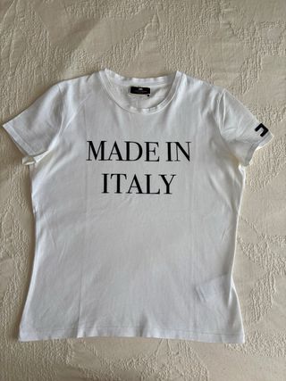 T-shirt Elisabetta Franchi bianca