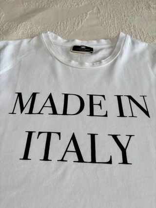 T-shirt Elisabetta Franchi bianca