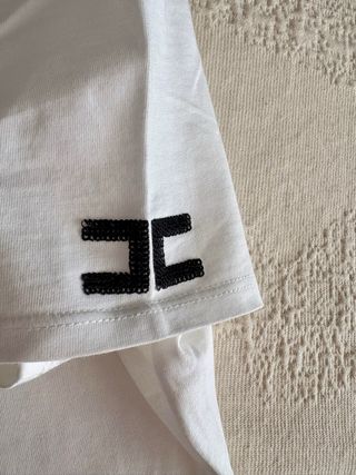 T-shirt Elisabetta Franchi bianca