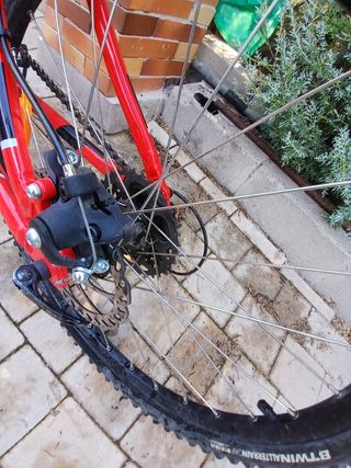 Bicicleta rokraider mtb roja