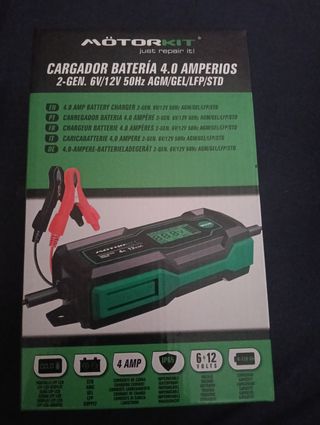 Cargador Batería 4A MotorKit