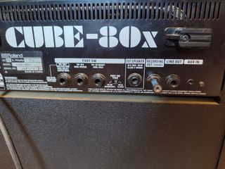 Amplificador guitarra Roland CUBE 80X + Pedales 