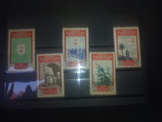 Sellos Marruecos 1952 - 3  / Series
