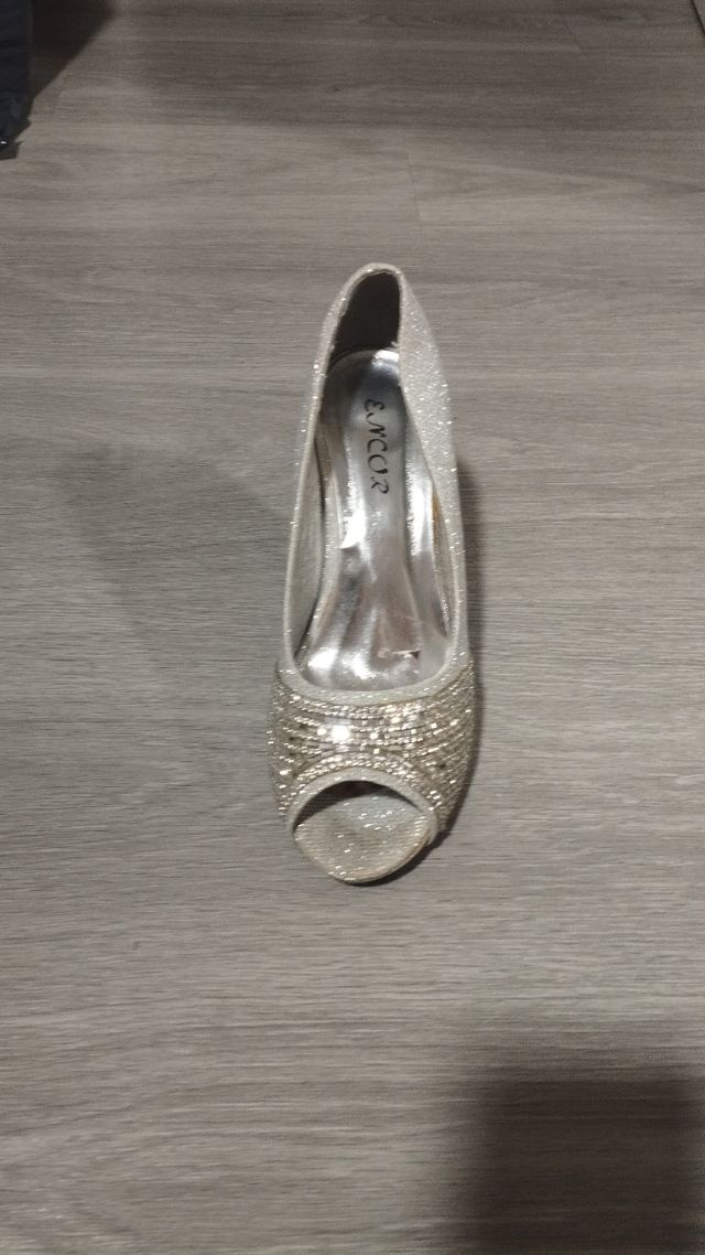 Tacones Plata - 38