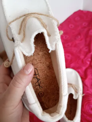 Mocasines blancos nº 42