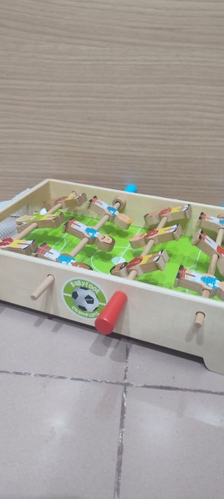 Futbolín madera niños