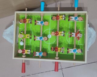 Futbolín madera niños