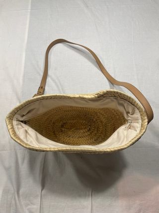 Capazo paja personalizado- Bolso rafia