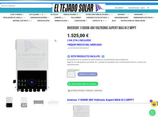 Inversor Voltronic Axpert MAX III 11000W 48v 2MPPT