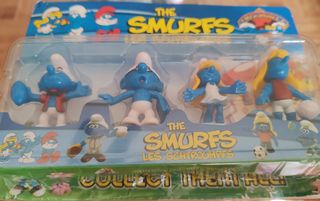 Pitufos - Blister con cuatro figuras 