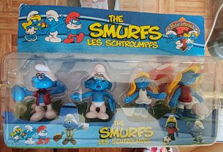 Pitufos - Blister con cuatro figuras 