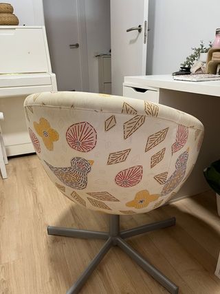 Silla silloncito giratoria multicolor