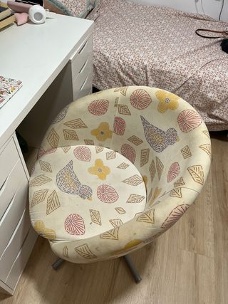 Silla silloncito giratoria multicolor