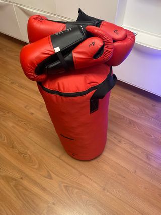 Saco boxeo rojo - entrenamiento
