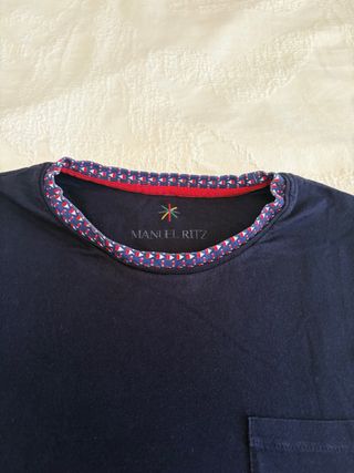 T-shirt Manuel Ritz blu