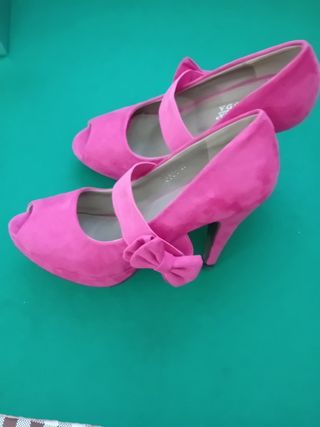Scarpe tacco rosa - n.38