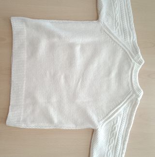 Maglione Bianco Intrecciato