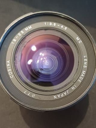 Cosina 19-35 mm F.3.5-4.5  Objetivo cámara