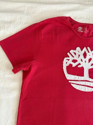 T-shirt Timberland rossa Uomo