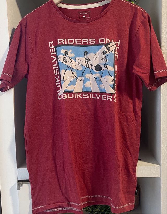 Camiseta Quicksilver roja - Talla 16 